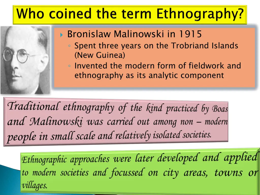 bronislaw malinowski in 1915 spent three years