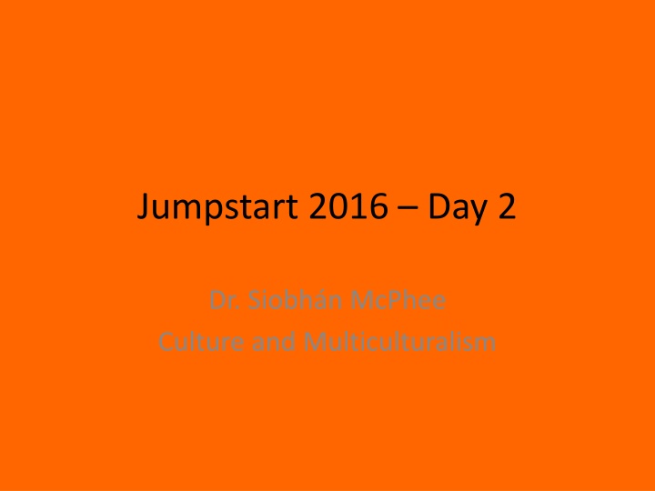 jumpstart 2016 day 2