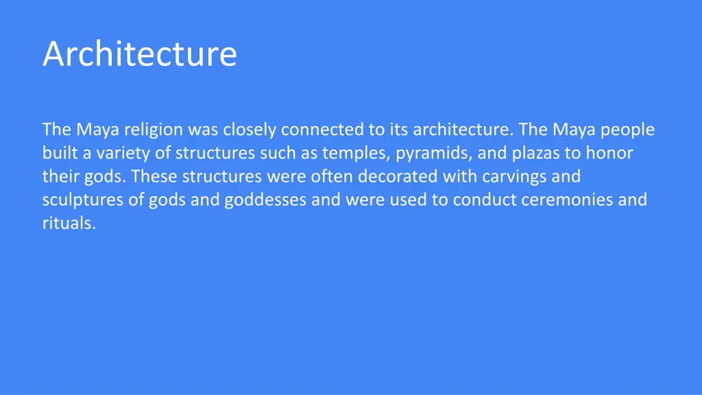 architecture
