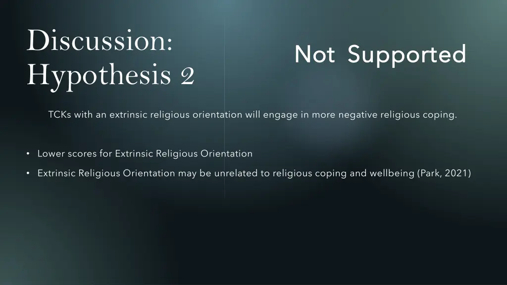 discussion hypothesis 2