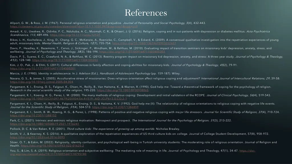 references