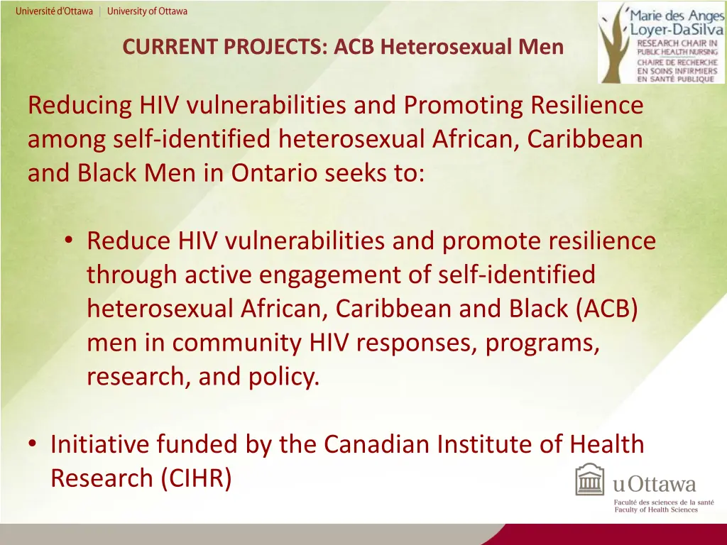 current projects acb heterosexual men