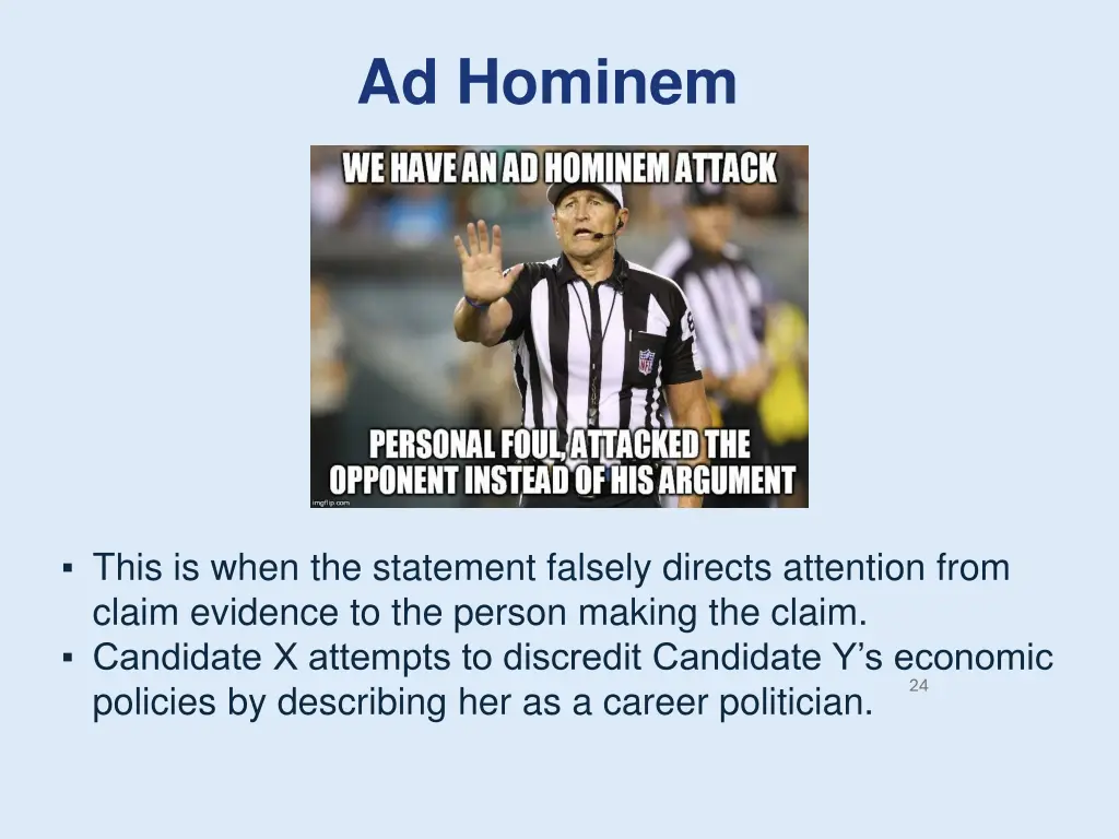 ad hominem