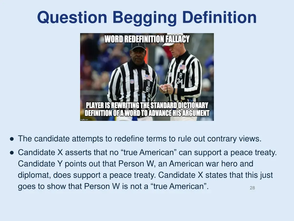 question begging definition