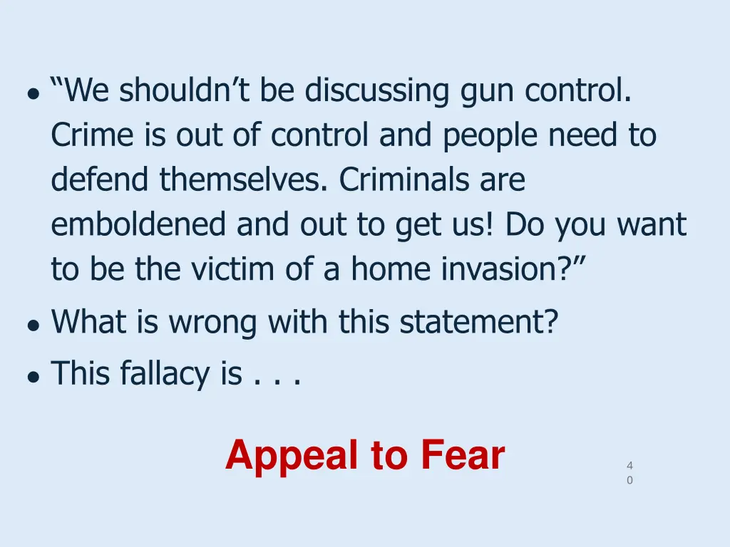 we shouldn t be discussing gun control crime