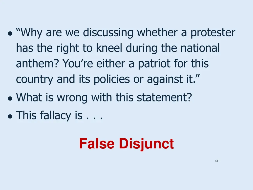 why are we discussing whether a protester