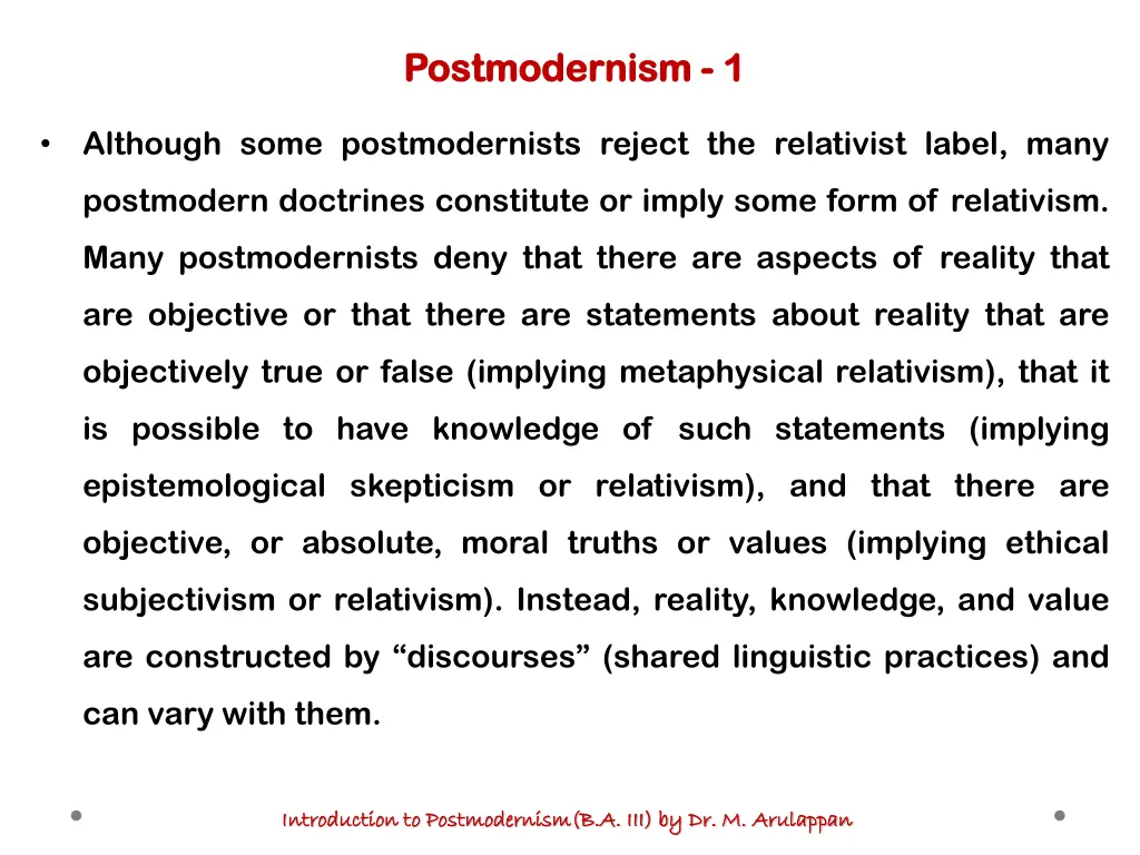 postmodernism postmodernism 1 1 1