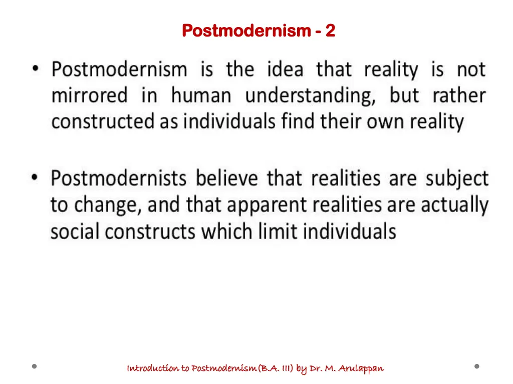 postmodernism postmodernism 2 2