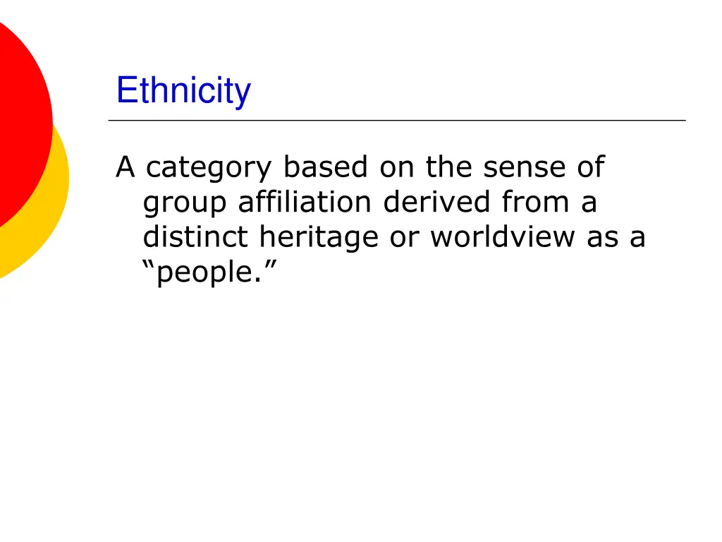 ethnicity