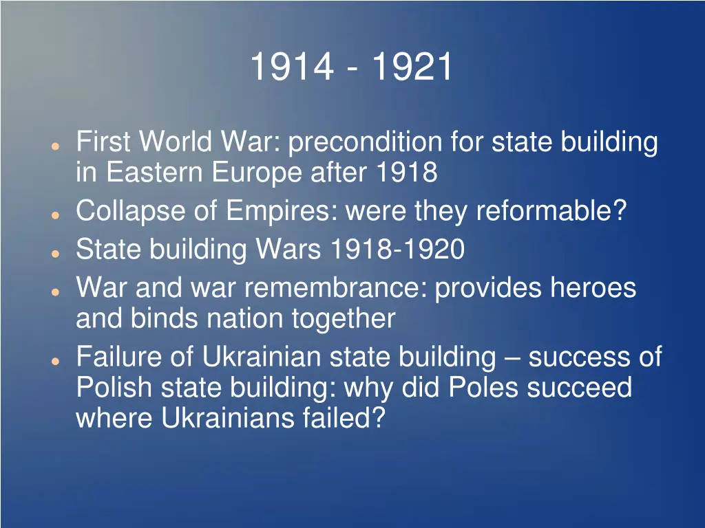 1914 1921