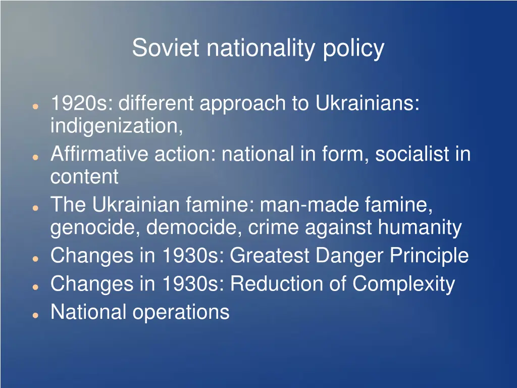 soviet nationality policy