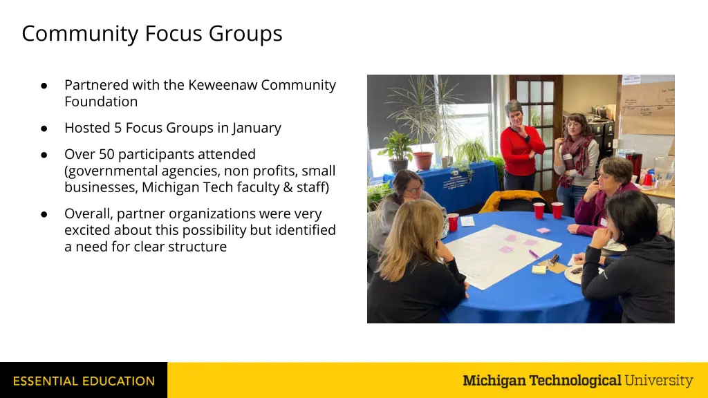 community focus groups