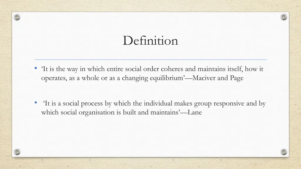 definition