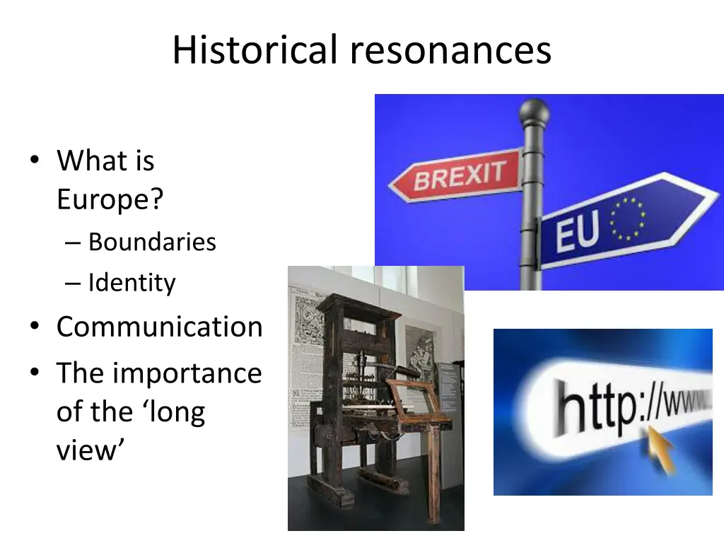 historical resonances
