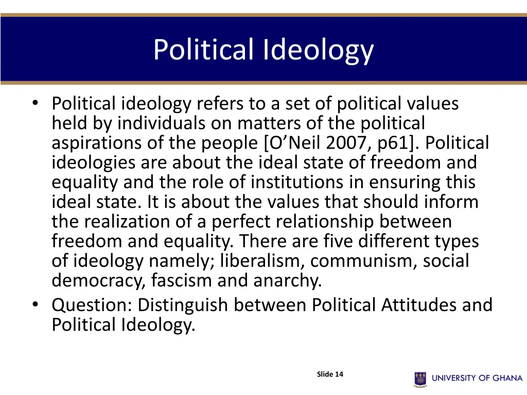 political ideology