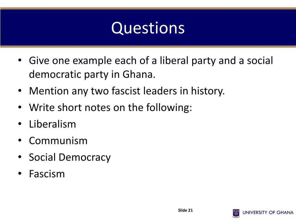 questions