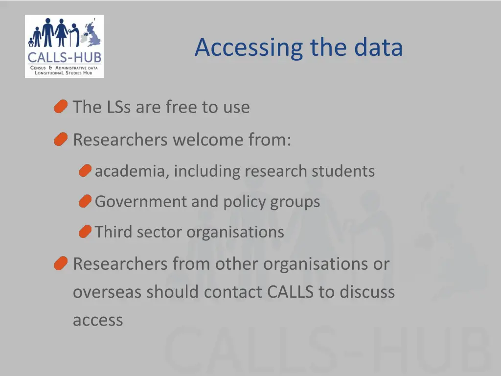 accessing the data