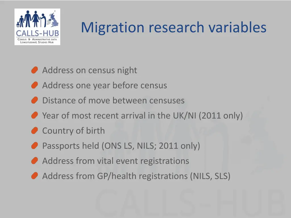 migration research variables