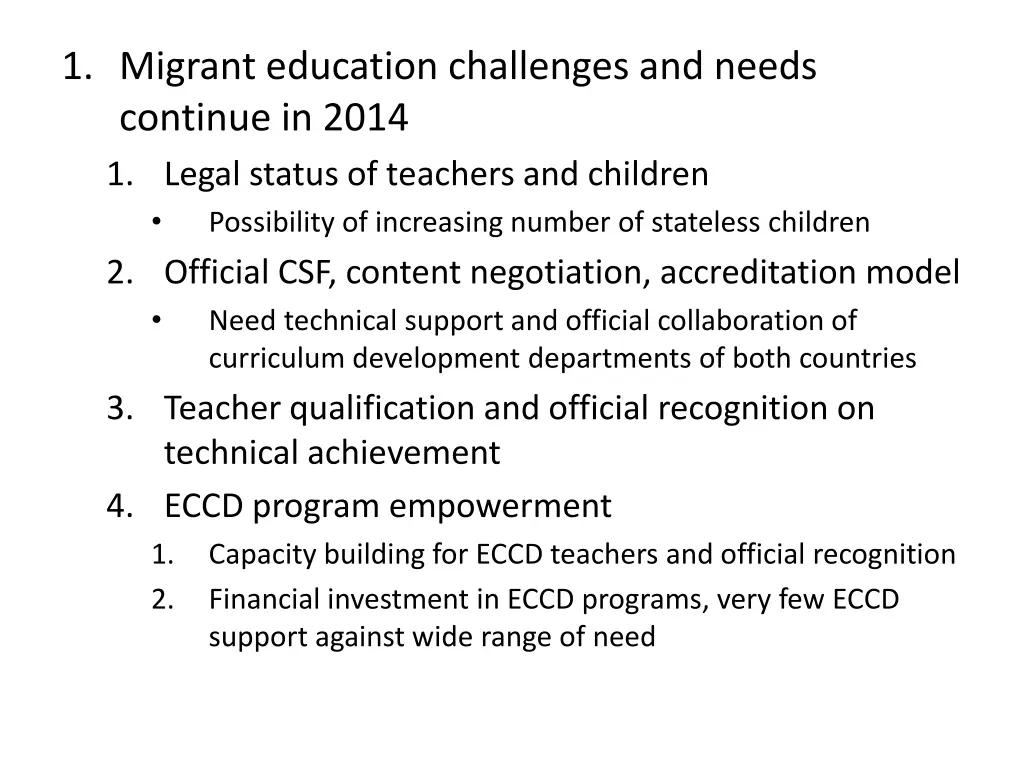 1 migrant education challenges and needs continue