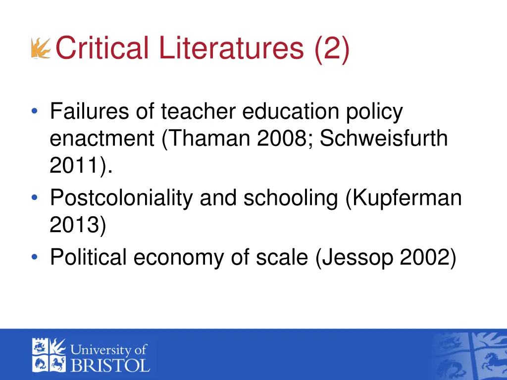 critical literatures 2