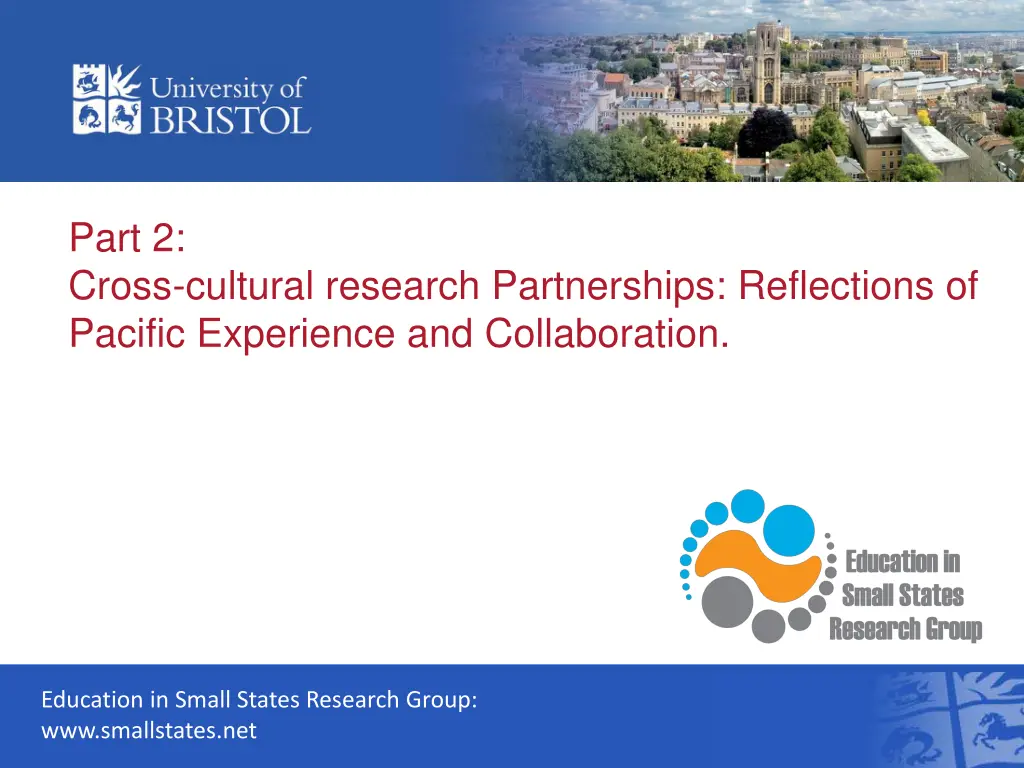 part 2 cross cultural research partnerships