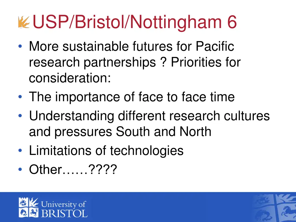 usp bristol nottingham 6 more sustainable futures