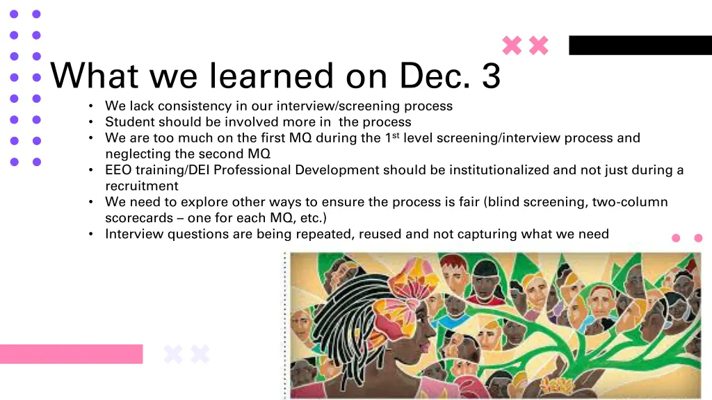 what we learned on dec 3 we lack consistency
