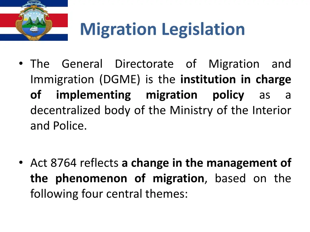 migration legislation