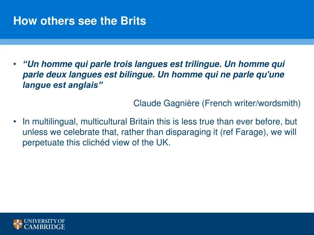 how others see the brits