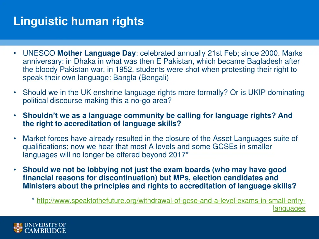 linguistic human rights