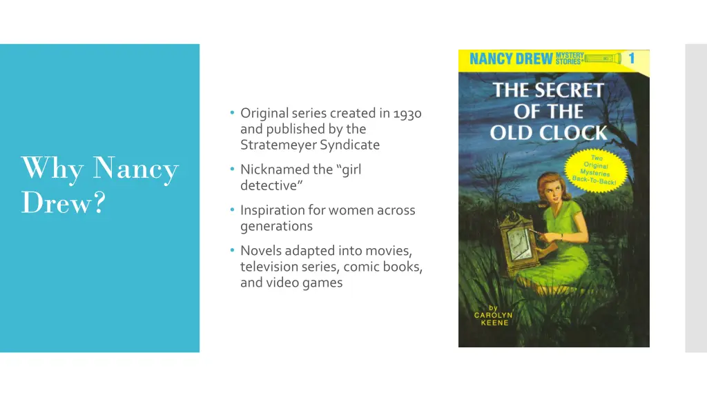 original series created in 1930 and published