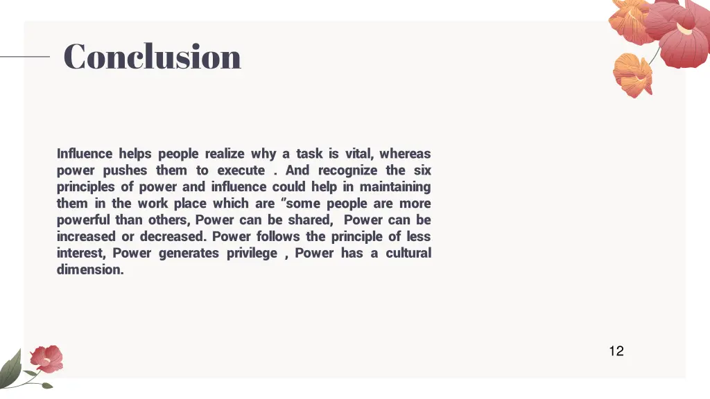 conclusion