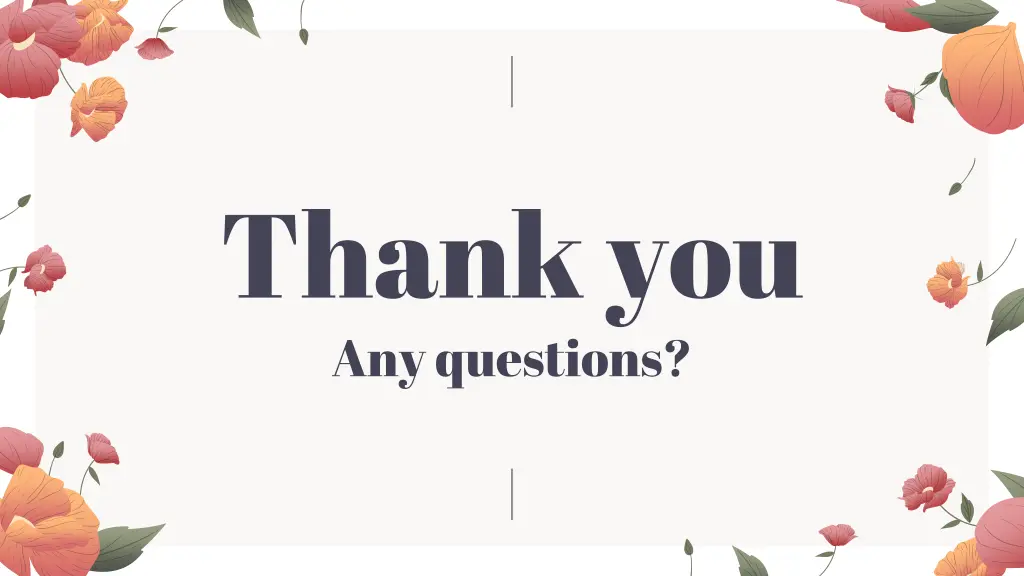 thank you any questions