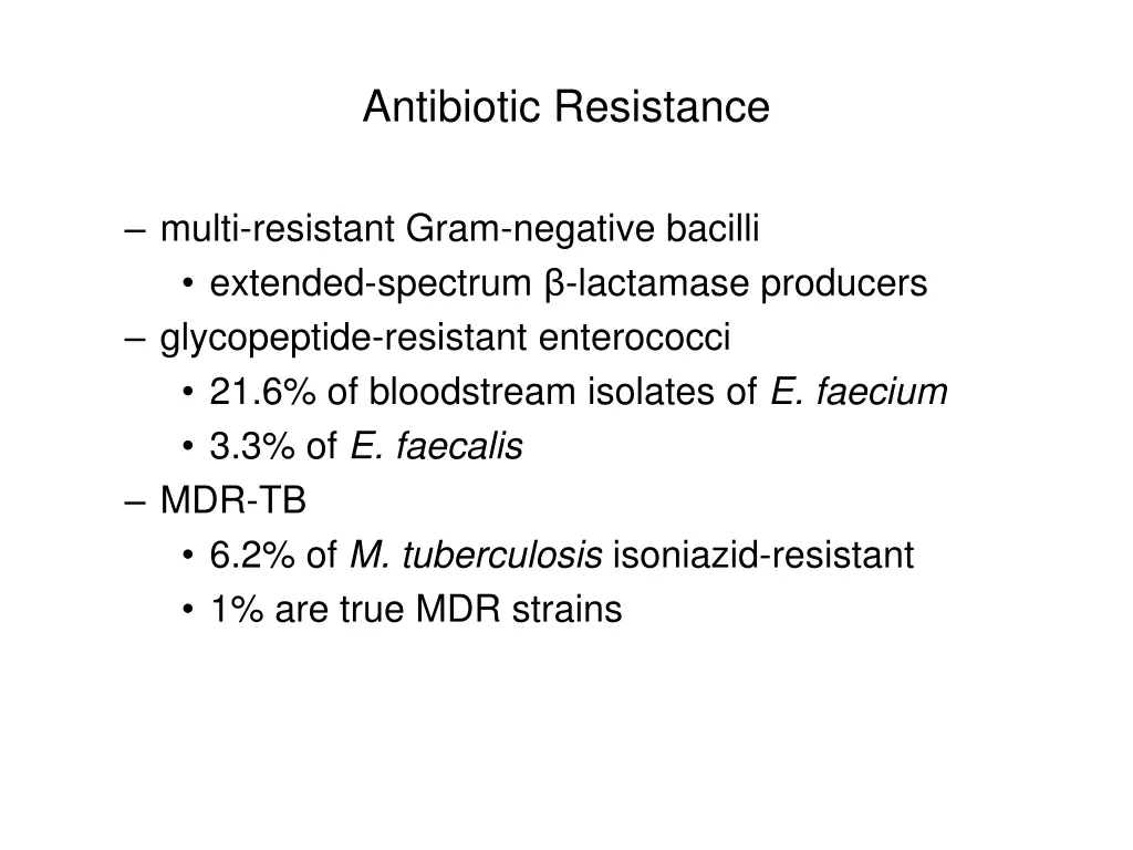 antibiotic resistance 1