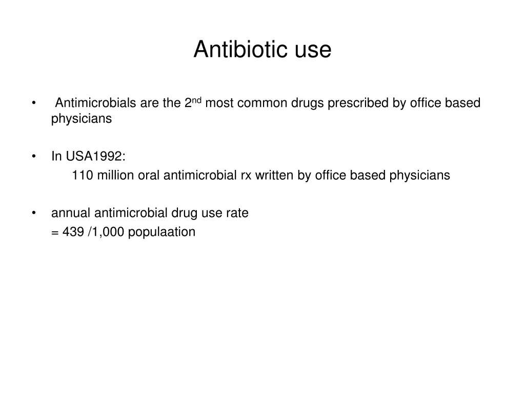 antibiotic use