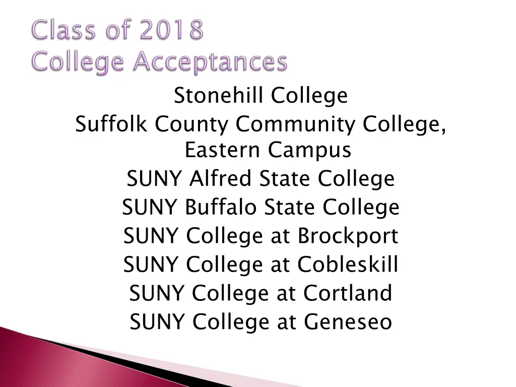 stonehill college
