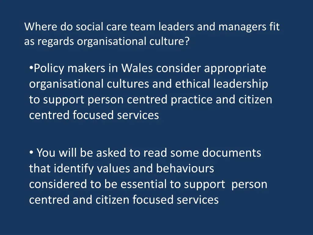 where do social care team leaders and managers 1