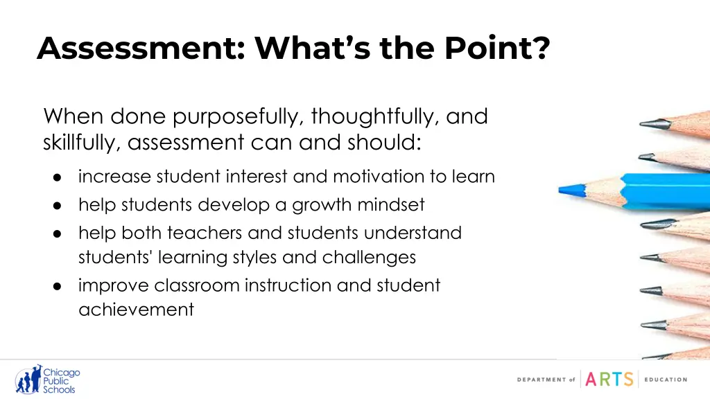 assessment what s the point