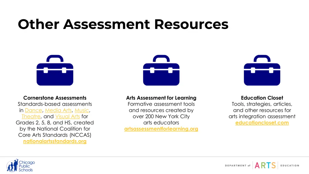 other assessment resources