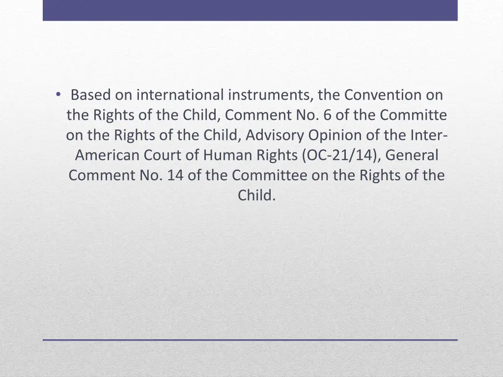 based on international instruments the convention