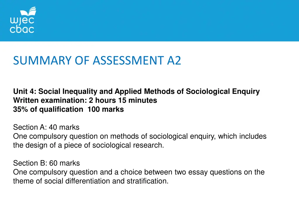 summary of assessment a2 1