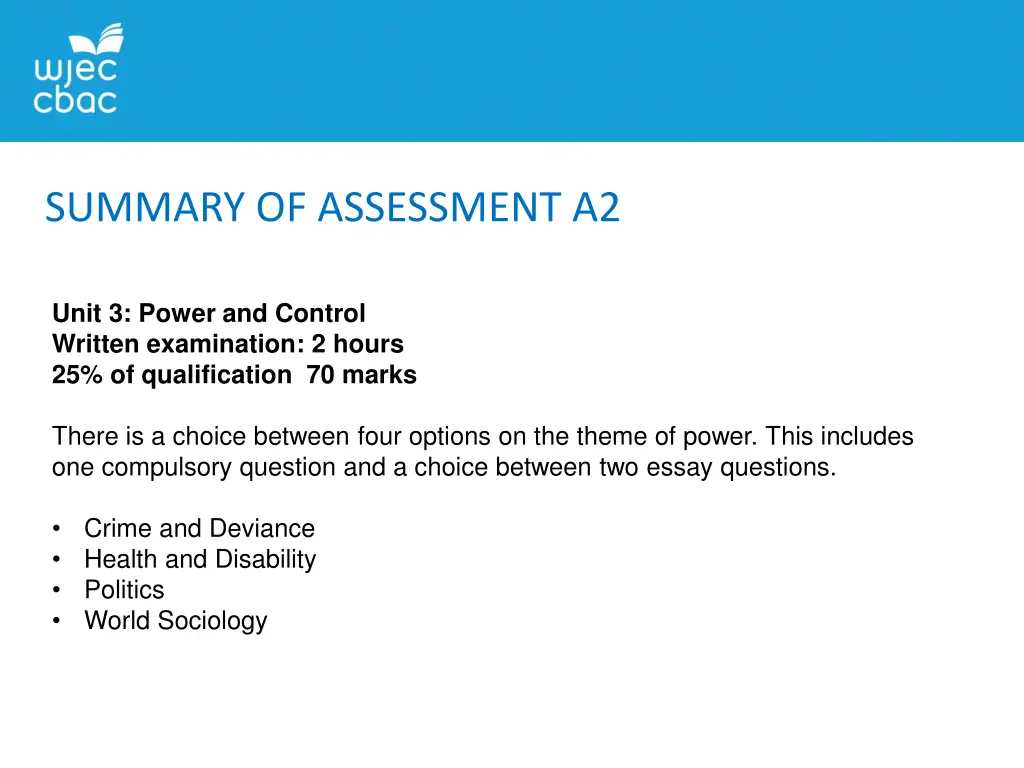 summary of assessment a2