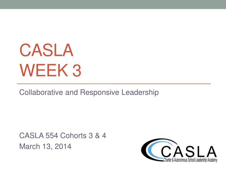 casla week 3