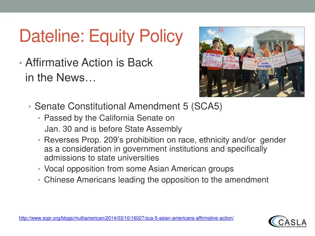 dateline equity policy