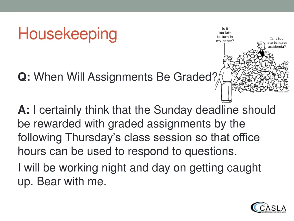 housekeeping