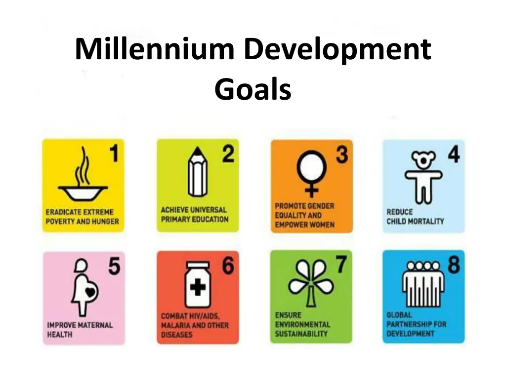 millennium development goals