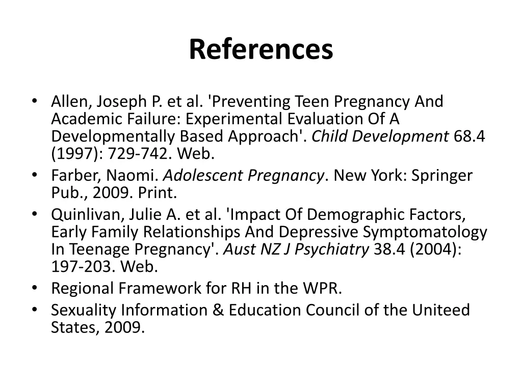 references