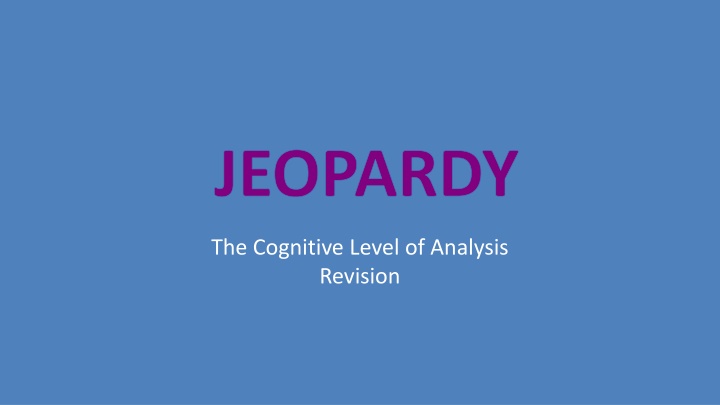 jeopardy