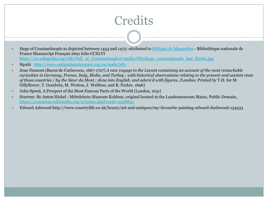 credits