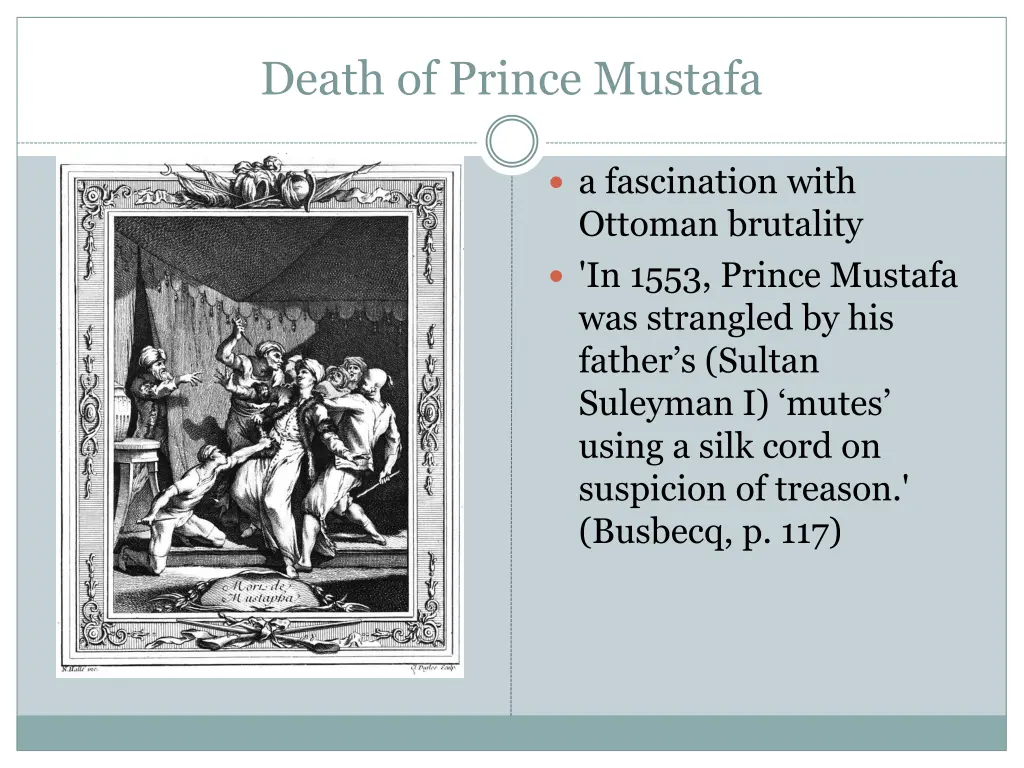 death of prince mustafa